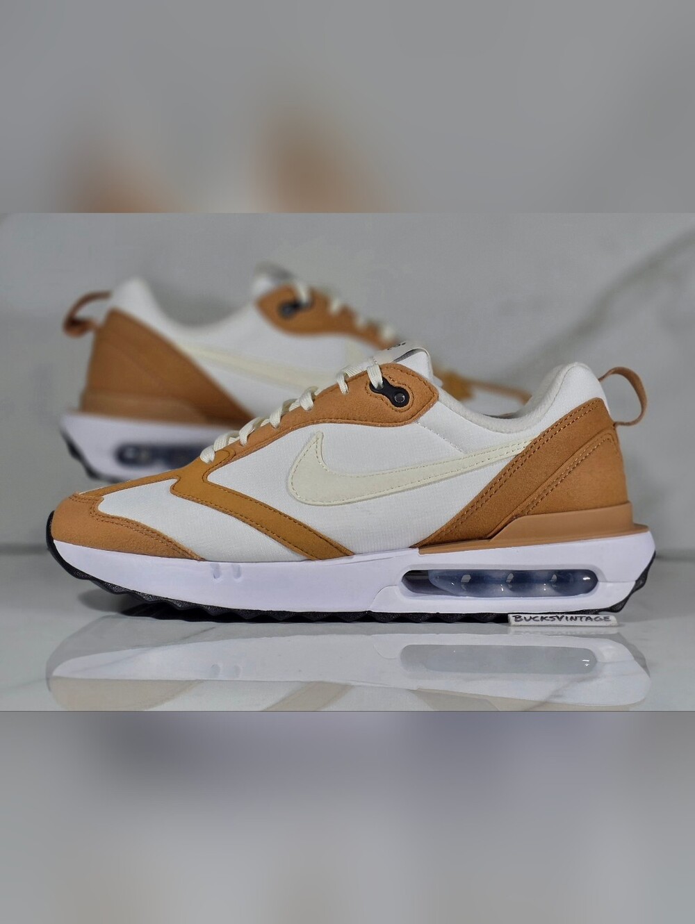Nike Air Max Dawn BIG BUBBLE Sail Coconut Milk Flax Womens 7.5 NEW DC4068-103